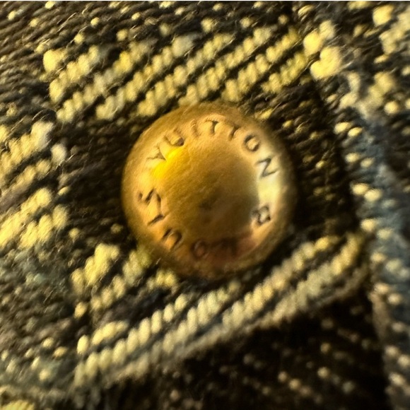 Louis Vuitton Denim Distorted Damier Print Jeans - Picture 11 of 16